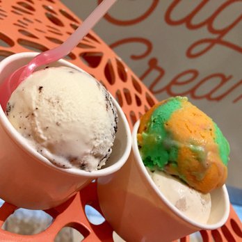 Sugar + Cream - 12.16.16 Rocky Road + Cookies & Cream and Rainbow Sherbet + Cookie Dough - Desserts Near Me - Roseville, California Sugar + Cream - 12.16.16 Rocky Road + Cookies & Cream and Rainbow Sherbet + Cookie Dough - Desserts Near Me - Roseville, California