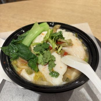 Silky Kitchen - S13 Hot & Sour Fish Soup Noodle - Chinese Near Me - New York, New York Silky Kitchen - S13 Hot & Sour Fish Soup Noodle - Chinese Near Me - New York, New York