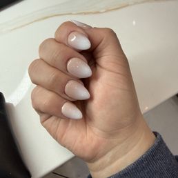 My ombre French tip (: My ombre French tip (: