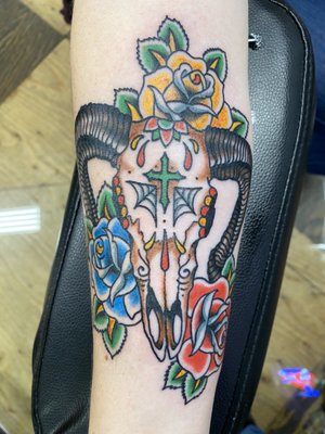 Iron and Gold Tattoo by null