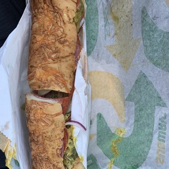 Subway - this sandwich is the length of a subway car - Fast Food Near Me - Old Saybrook, Connecticut Subway - this sandwich is the length of a subway car - Fast Food Near Me - Old Saybrook, Connecticut