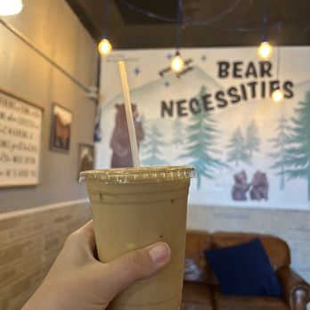 Bear Necessities Coffee & Bar - Iced vanilla latte - Coffee & Tea Near Me - Overland Park, Kansas Bear Necessities Coffee & Bar - Iced vanilla latte - Coffee & Tea Near Me - Overland Park, Kansas