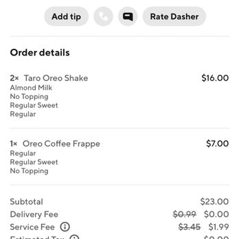 Cafe Bottega - Ordered Taro with Oreo, drinks came with NO Oreo. - Coffee & Tea Near Me - Riverside, California Cafe Bottega - Ordered Taro with Oreo, drinks came with NO Oreo. - Coffee & Tea Near Me - Riverside, California