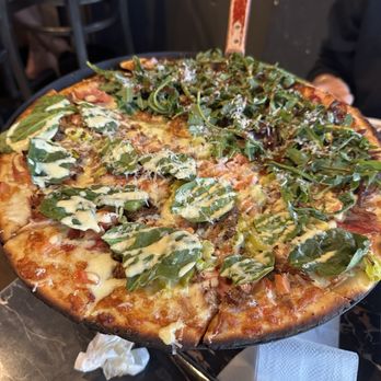 The Last Round Tavern - Medium Pizza half Cubano half Brisket - Pizza Near Me - San Jose, California