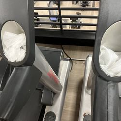 Another day at the cardio machines and disgusting trash in the cup holders!!!