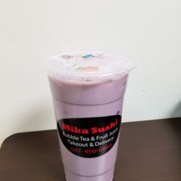 3.99 large taro bubble tea 3.99 large taro bubble tea