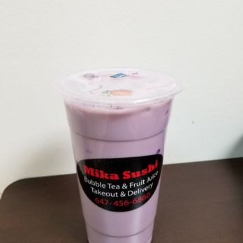 Mika Sushi - 3.99 large taro bubble tea - Sushi Bars Near Me - Scarborough, Ontario Mika Sushi - 3.99 large taro bubble tea - Sushi Bars Near Me - Scarborough, Ontario