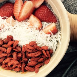 strawberries, almonds, and strawberries in a bowl