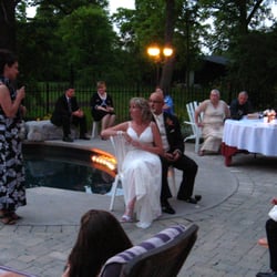 Beamer Falls Manor At Falconridge Farm - Evening around the pool