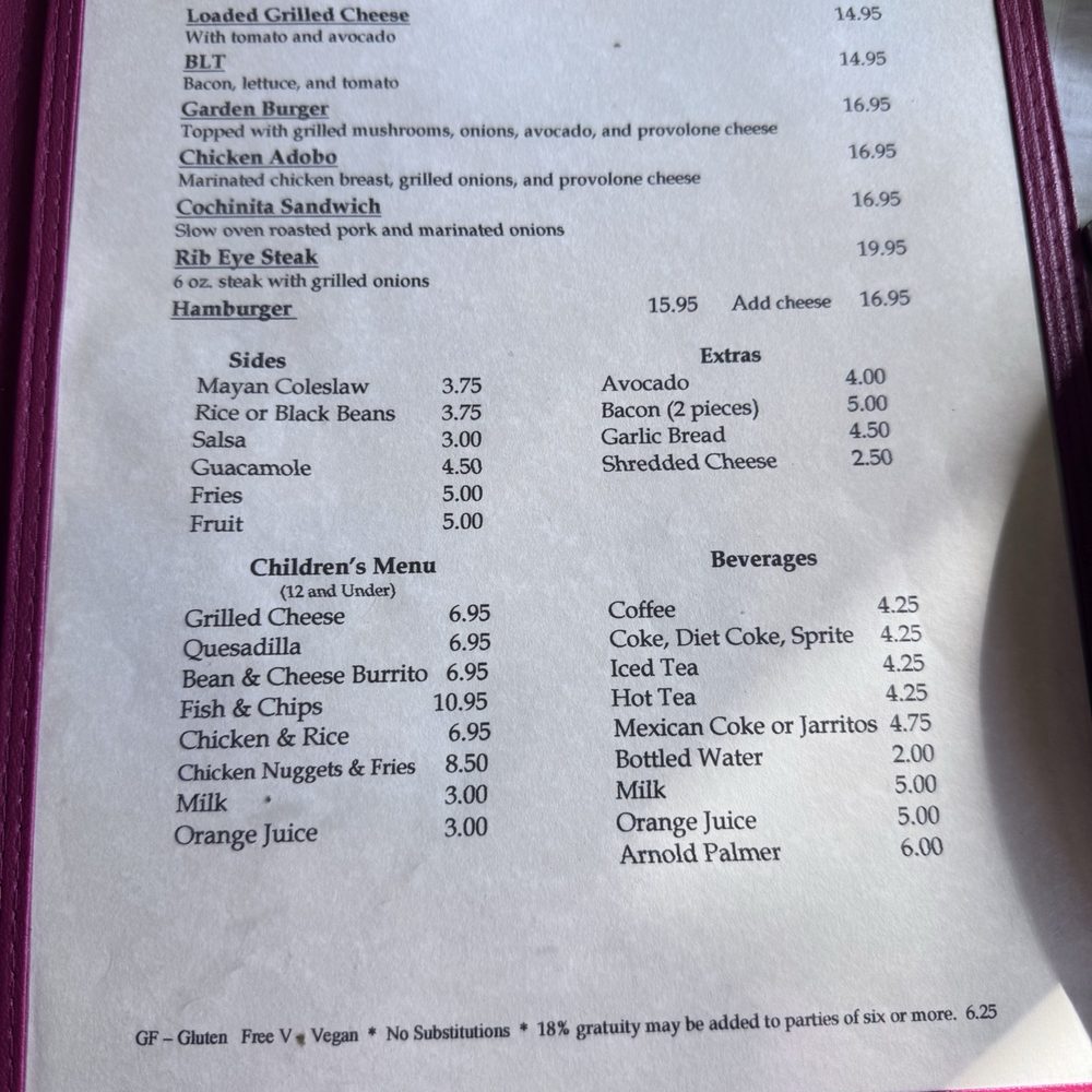 Café Capistrano - Menu - American Near Me - Half Moon Bay, California