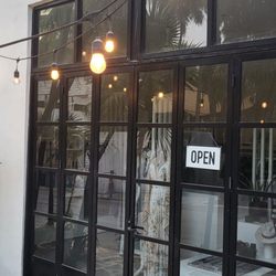 Front entrance, small shop, big style inside.