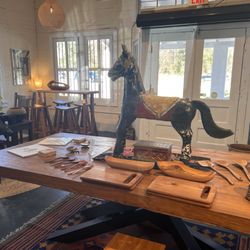 A lot of woodwork for sale
