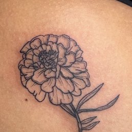Marigold tattoo