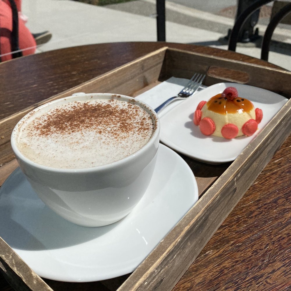Thierry - Mount Pleasant - Chai tea latte and passion fruit cake - Desserts Near Me - Vancouver, British Columbia