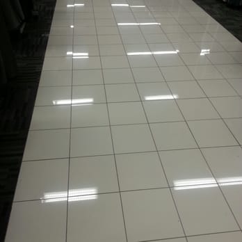 Burlington - Nice, white, bright and shiny floor tiles lit up the newly remodeled store. - Department Stores Near Me - Hunt Valley, Maryland