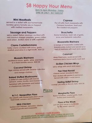 Menu photo 4 Finbars Italian Kitchen Seal Beach, CA
