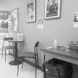American Red Cross Donation Center - Snack area
