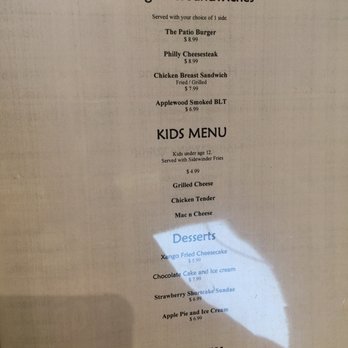 On The Patio - Menu: - Sports Bars Near Me - Azle, Texas On The Patio - Menu: - Sports Bars Near Me - Azle, Texas