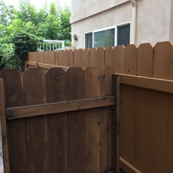Fence Masters - Don't bother painting the other piece of the fence - Fences & Gates Near Me - Fallbrook, California