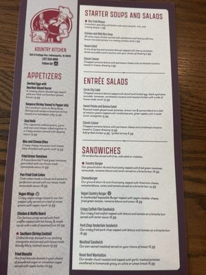 Menu photo 1 Kountry Kitchen Indianapolis, IN