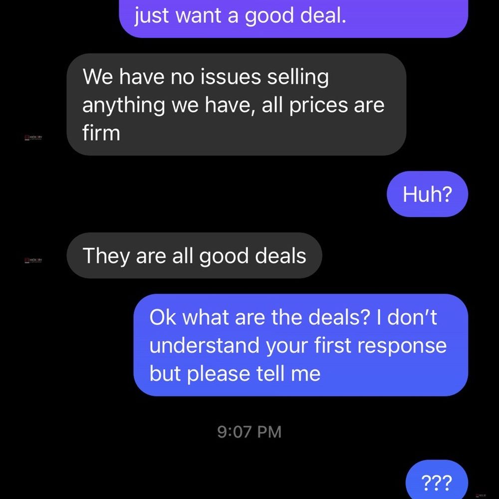 Flooring Liquidators LLC - text messages from customers - Flooring Near Me - Hickory, North Carolina Flooring Liquidators LLC - text messages from customers - Flooring Near Me - Hickory, North Carolina