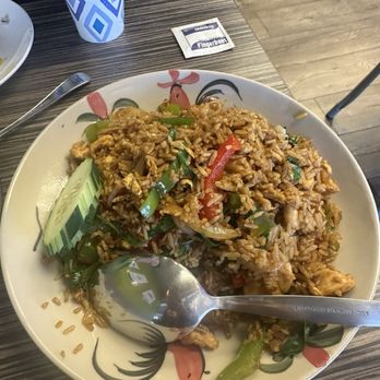Red Chili Restaurant - 32. Spicy Basil Fried Rice - Thai Near Me - San Jose, California Red Chili Restaurant - 32. Spicy Basil Fried Rice - Thai Near Me - San Jose, California