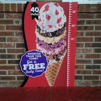 Bruster's Real Ice Cream - Free baby cone promo - Ice Cream & Frozen Yogurt Near Me - Anderson, South Carolina