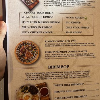 Kimbop - Menu - Korean Near Me - Miami, Florida Kimbop - Menu - Korean Near Me - Miami, Florida