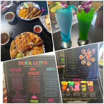 Dona Leti’s - Taco plate, quesadilla plate, liquid marijuana drink, blue something drink - Mexican Near Me - Houston, Texas Dona Leti’s - Taco plate, quesadilla plate, liquid marijuana drink, blue something drink - Mexican Near Me - Houston, Texas