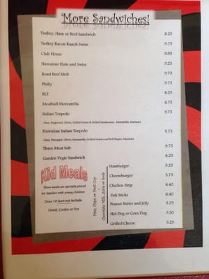Menu photo 5 American Pie Drive In and Catering Metaline, WA