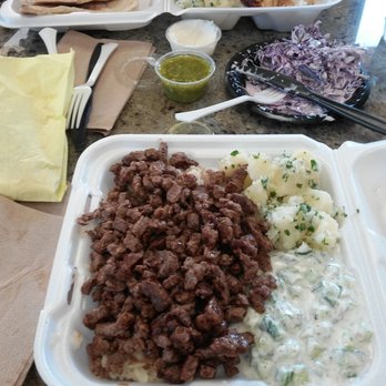 Zait Bistro - The Beef / Lamb Shawarma is to die for. Lydia ordered the Chicken Shawarma it was so moist and full of flavor. - Mediterranean Near Me - Rancho Cucamonga, California