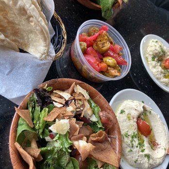 Fattoush - Fattoush, baba ghanoosh, hummus - Middle Eastern Near Me - Worth, Illinois