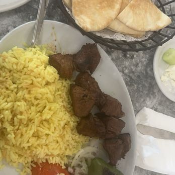 Sahara Middle Eastern Cuisine - Beef Kebab Dinner Entree - Middle Eastern Near Me - Pasadena, California