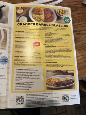 Menu photo 1 Cracker Barrel Old Country Store Harker Heights, TX Menu photo 1 Cracker Barrel Old Country Store Harker Heights, TX