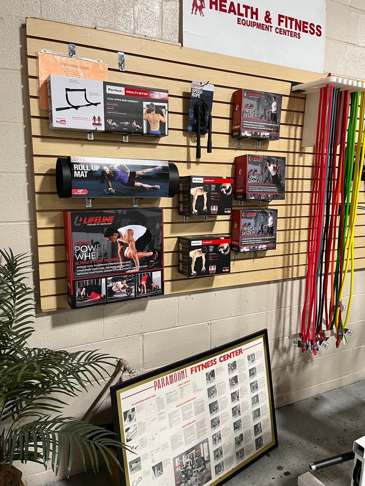 HEALTH & FITNESS EQUIPMENT CENTERS Updated September 2024 35665