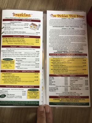 Menu photo 3 Pickles Plus Clearwater, FL