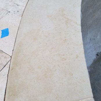 Pool Stop Custom Pools - "Cleaned" and sealed coping - Hot Tub & Pool Near Me - Rockwall, Texas