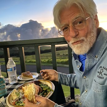 Paniolo BBQ Dinner - Yummy food and beautiful sunset. - Barbeque Near Me - Waimea, Hawaii Paniolo BBQ Dinner - Yummy food and beautiful sunset. - Barbeque Near Me - Waimea, Hawaii