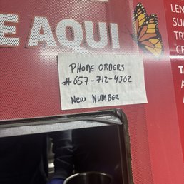 New phone number for phone orders - text/call New phone number for phone orders - text/call