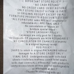 Bargain Discount Store  - Return / exchange policy is like a whole scripture lol.