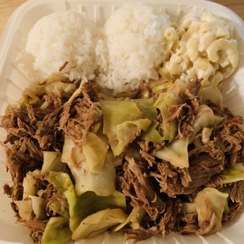 Ohana Island Grill - Kalua Pork with Cabbage Plate - Salad Near Me - Columbus, Ohio