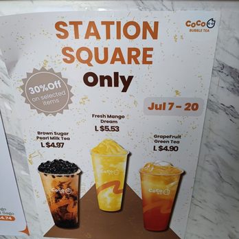 CoCo Fresh Tea & Juice - Exclusive Station Square promo - Juice Bars & Smoothies Near Me - Burnaby, British Columbia CoCo Fresh Tea & Juice - Exclusive Station Square promo - Juice Bars & Smoothies Near Me - Burnaby, British Columbia