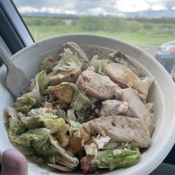 Bar N Ranch - Caesar salad and views