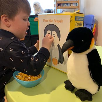 Gosia’s Daycare - Feeding the penguin goldfish. - Child Care & Day Care Near Me - Brooklyn, New York Gosia’s Daycare - Feeding the penguin goldfish. - Child Care & Day Care Near Me - Brooklyn, New York