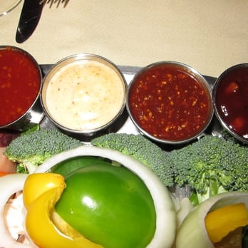 Geja's Cafe - dipping sauces: thai chili, aioli, bbq - Fondue Near Me - Chicago, Illinois
