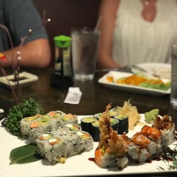 Chikuyo Tei - a plate of sushi and rolls - Japanese Near Me - Hermitage, Tennessee