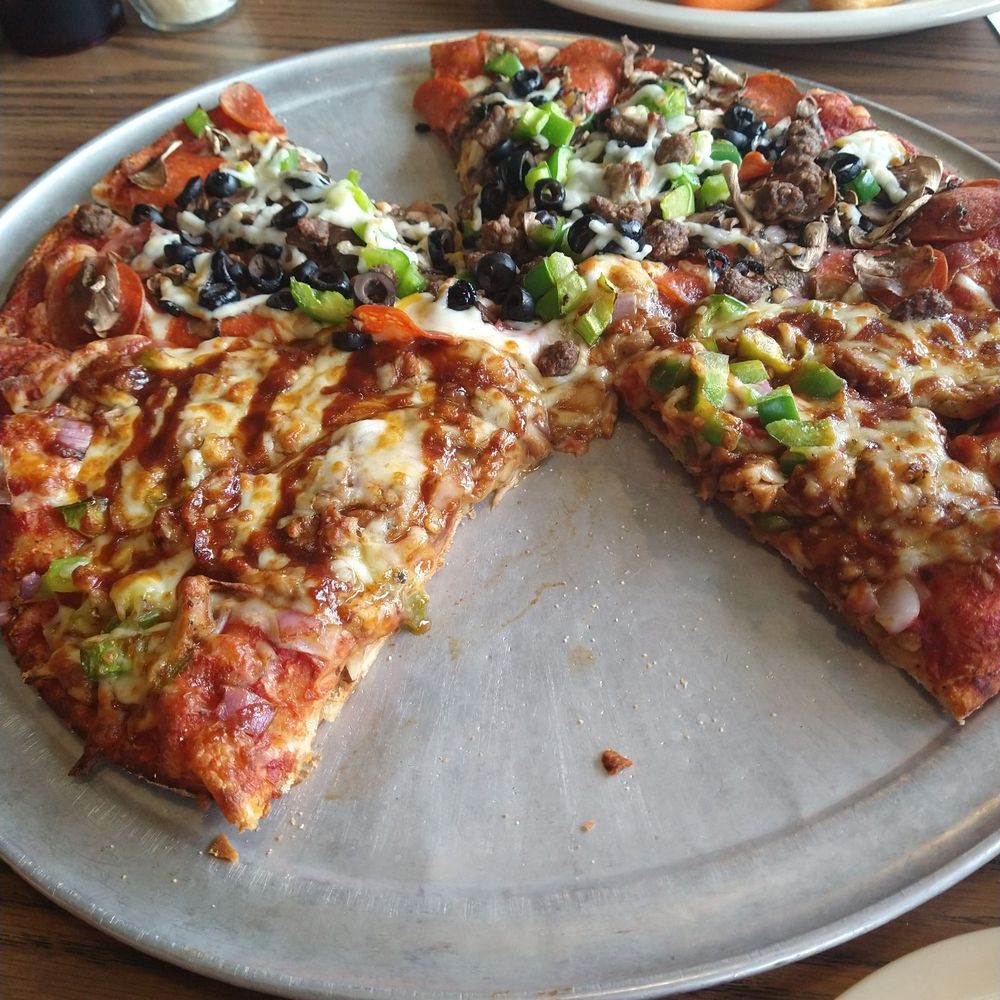 Pietro's Pizza - Half BBQ chicken Half Combo - Pizza Near Me - Salem, Oregon