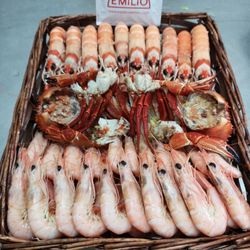 Mariscos Emilio - Cigalas, nécoras y gambas un regalo para estas navidades perfecta