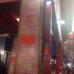 La Pequeña de Pepe el Pescador - Lista de precios