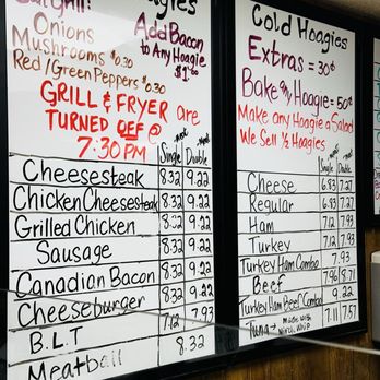 Miller's Hoagies - Menu - Sandwiches Near Me - Milesburg, Pennsylvania